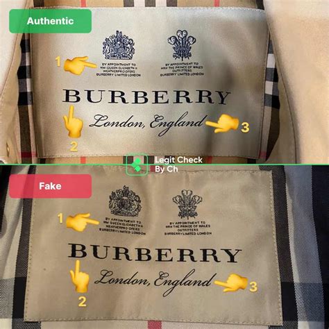 spot fake burberry trench coat|identify burberry raincoat.